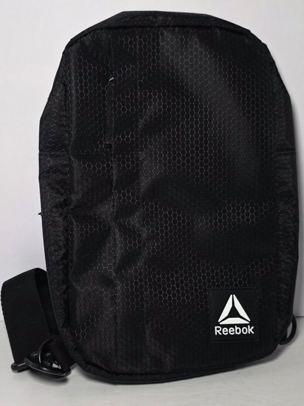 Reebok Black Crossbody Sling Bag with Adjustable Strap